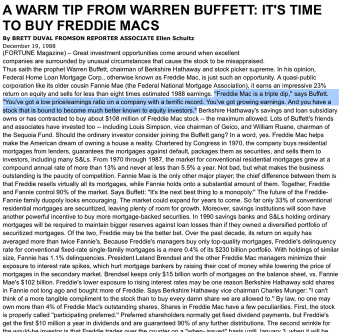 One of the few times Munger and Buffett publicly recommended a stock.