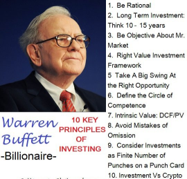 投資の10の重要な原則。