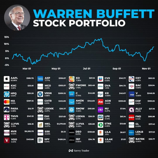 What do you think of Warren Buffett and Berkshire Hathaway's stock portfolio ?