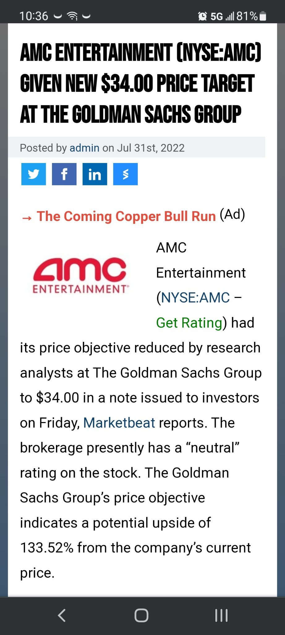 $AMC Entertainment (AMC.US)$ 🔥🔥🔥🔥🔥🔥🔥🔥🔥