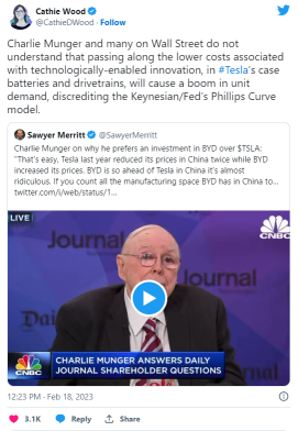 Charlie Munger vs. Cathie Wood on Tesla Stock: Who Is Right?