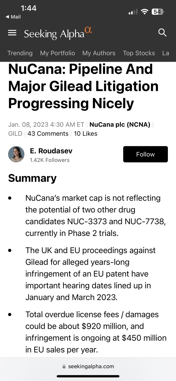 $NCNA UP 29+% TODAY!! 👀