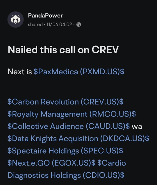 Nailed this alert on PXMD! Stay tuned for more alerts!