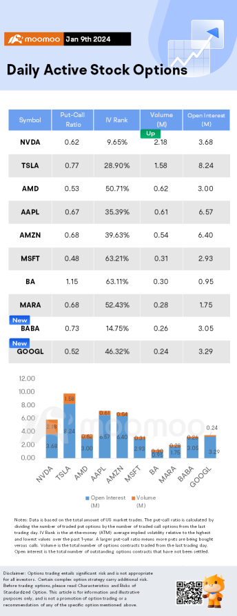 期權市場統計數據：Nvidia 股票攀升至歷史新高，期權突破
