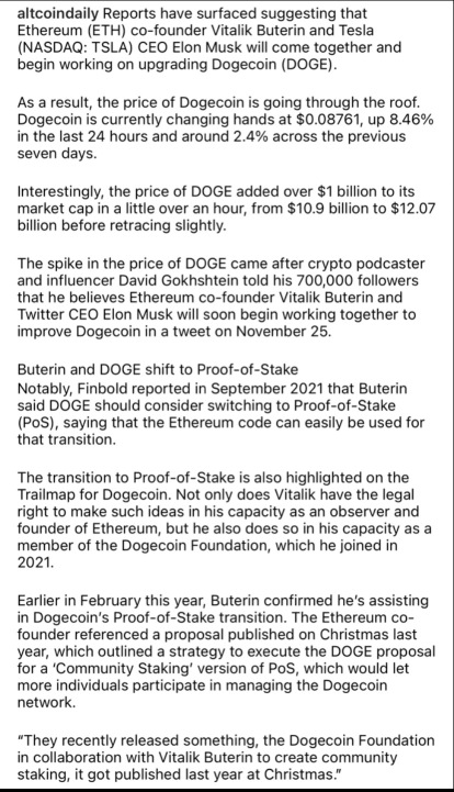 Elon talking with Vitalik?😱