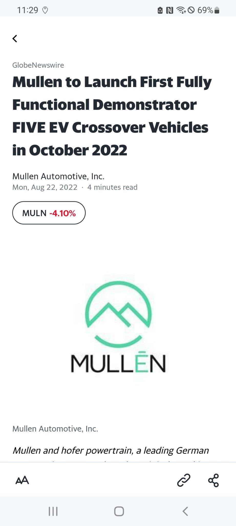 $Mullen Automotive (MULN.US)$