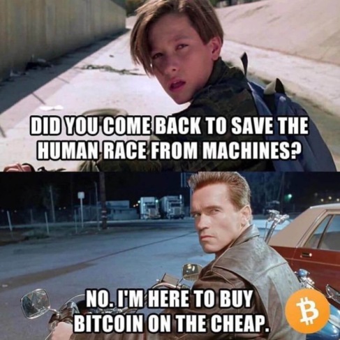 Bitcoin Crypto dropping … it’s like time travel… I’m a buyer!!!