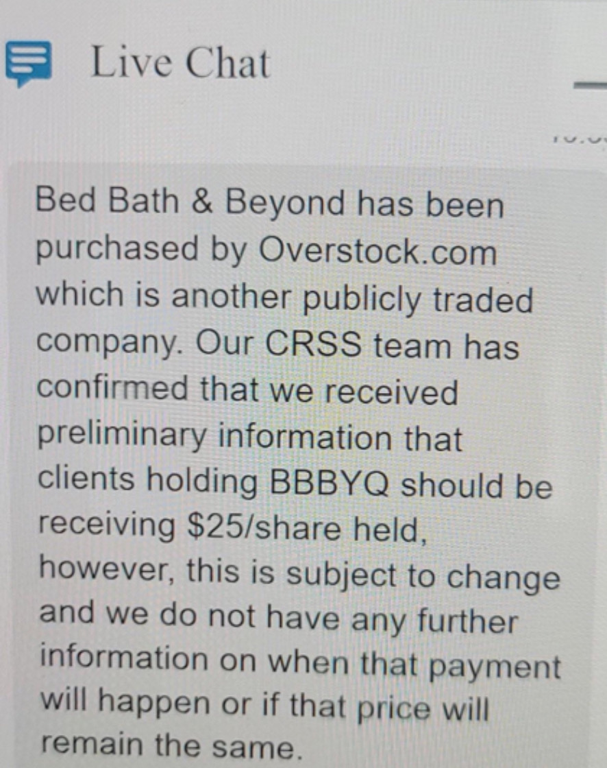 $Bed Bath & Beyond (BBBYQ.US)$