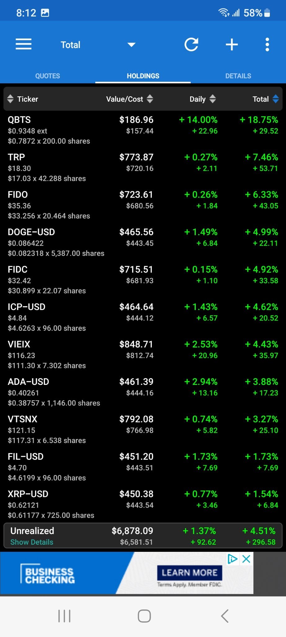 Dogecoin (DOGE.CC)$ 1 is current crypto portfolio and 2nd i... - moomoo  Community