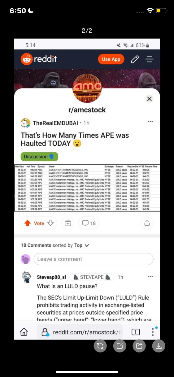 Proof of manipulation: Ape gets Haulted 8 times for LULD