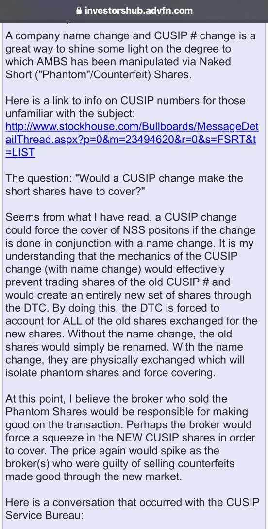 The difference is clear. This is AA checkmate move. They must close and get a new CUSIP# when the name changes. Ape is most shorted AMC #30 per yahoo. Recent RS that worked. I know of several