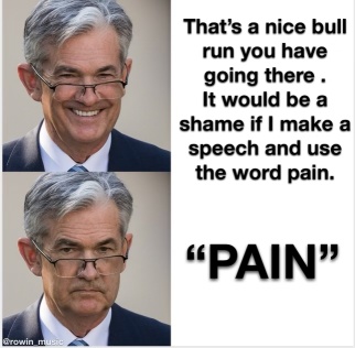 Don’t let Powell find out you’re making any money or he’ll use the p word .