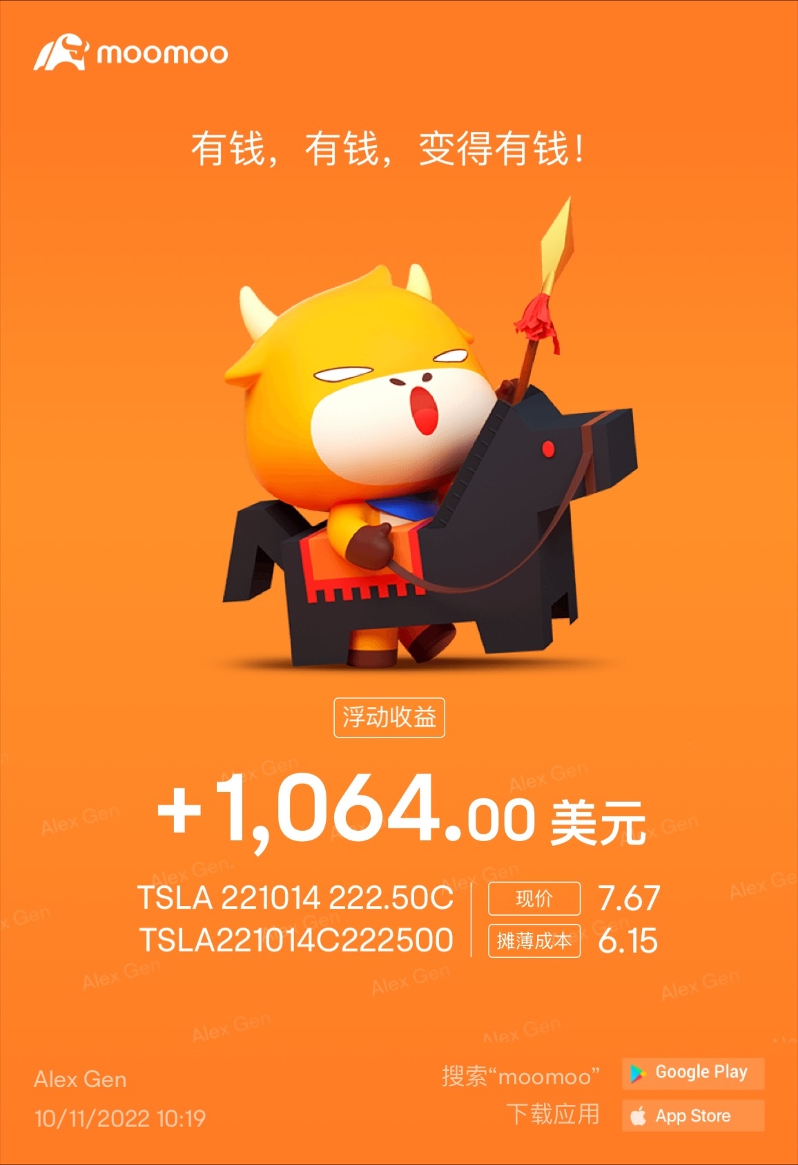 $特斯拉 (TSLA.US)$ 感謝