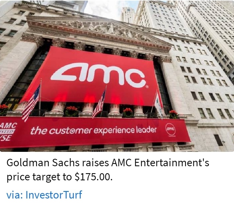 Goldman Sachs has AMC price target at $175?