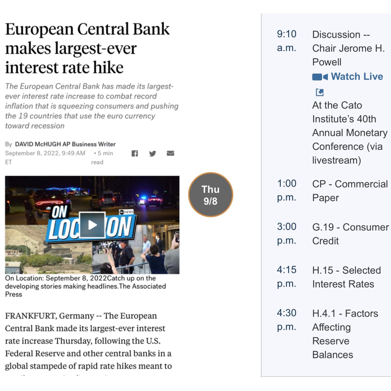 “WIND” Watch to FOMC