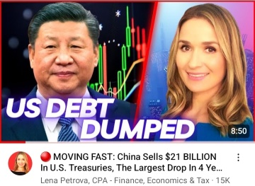 中国は210億ドルの米国債を投棄します。これは通常、戦争に巻き込まれる前に行われます！