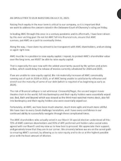 Adam Aaron letter to shareholders about quit being cry babies ! I say it's time to remove him as ceo