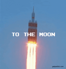 we have lift off, put on those space suits, next stop the moon !!!!