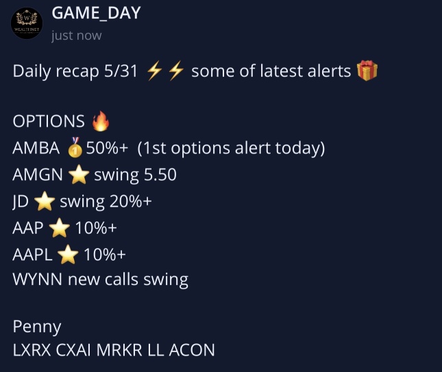 Daily recap 5/31 ⚡️⚡️ some of latest alerts 🎁