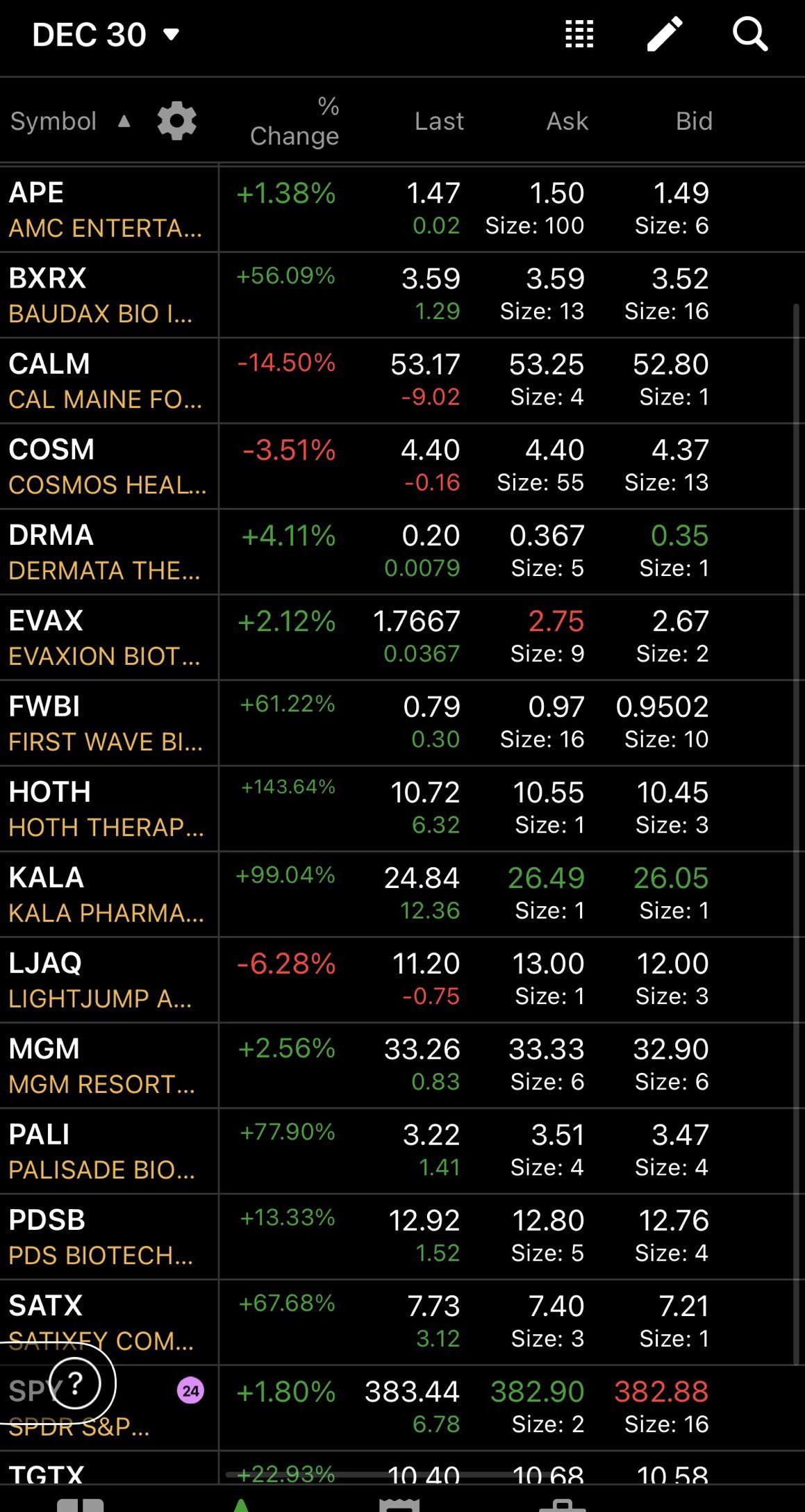 AH + 12/30 自选闭年 👍🏼