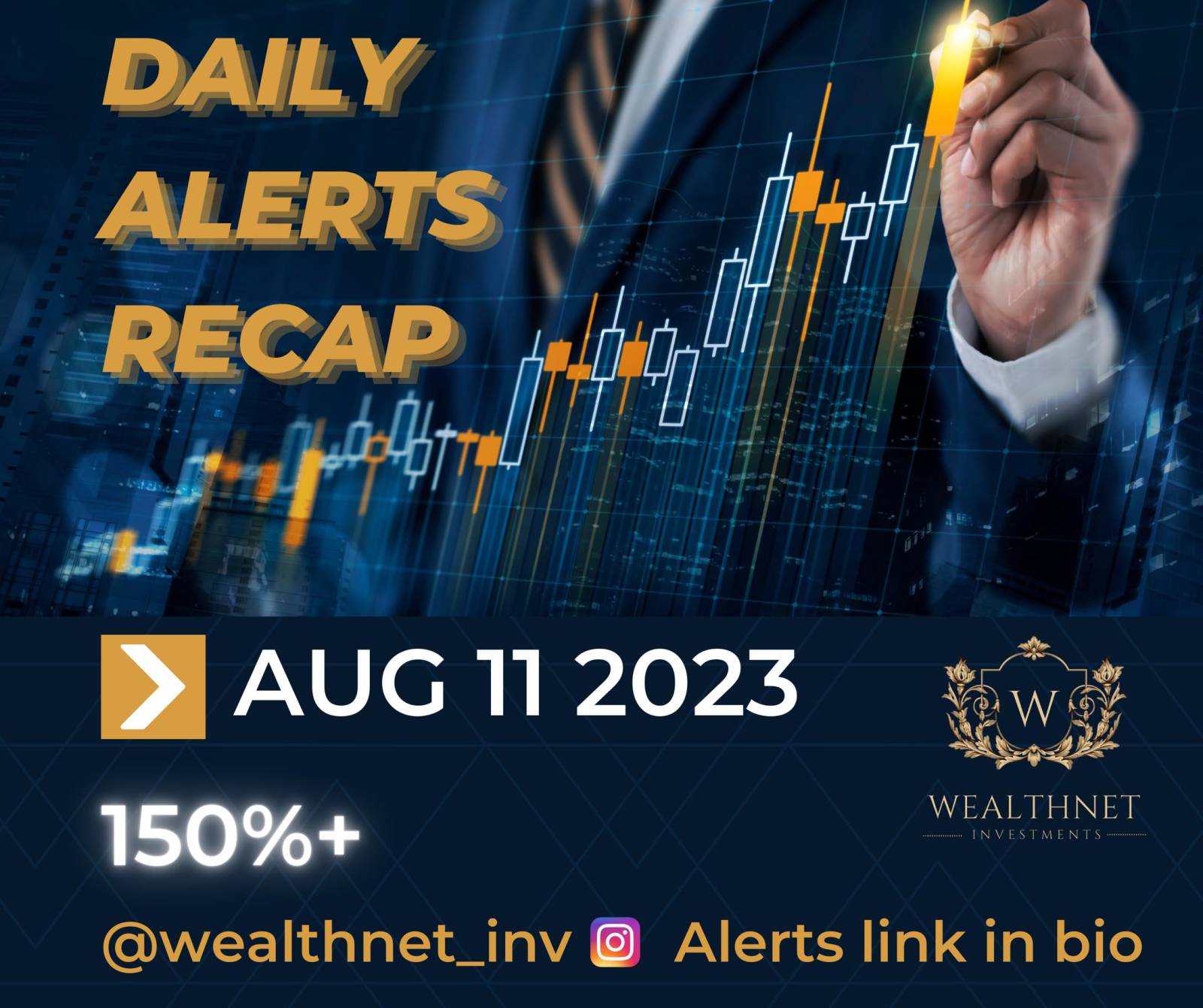 Daily alerts recap 🔥 150%+