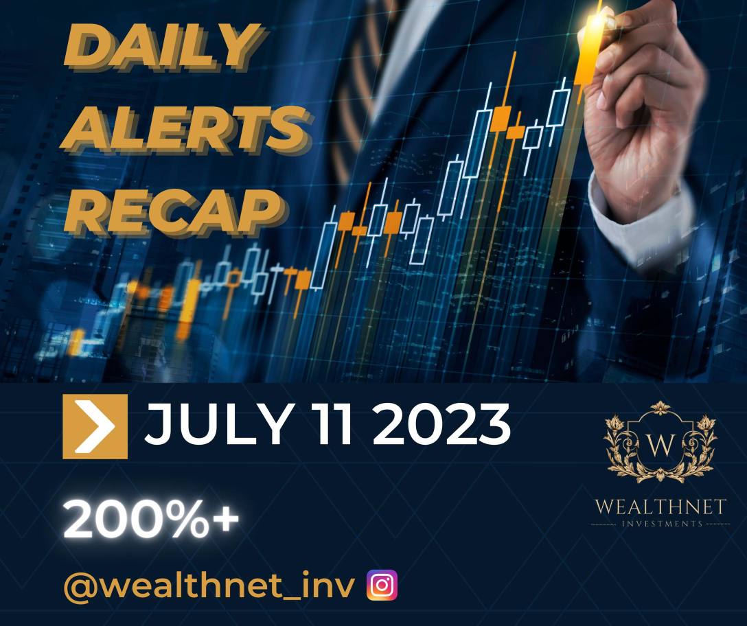 Daily alerts recap 7/11 🔥 ALL WINS 200% 🚀