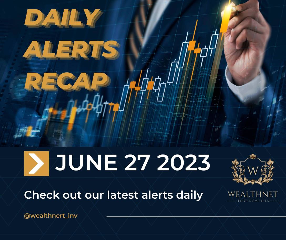 Daily alerts recap 6/27 🔥🔥 230%+