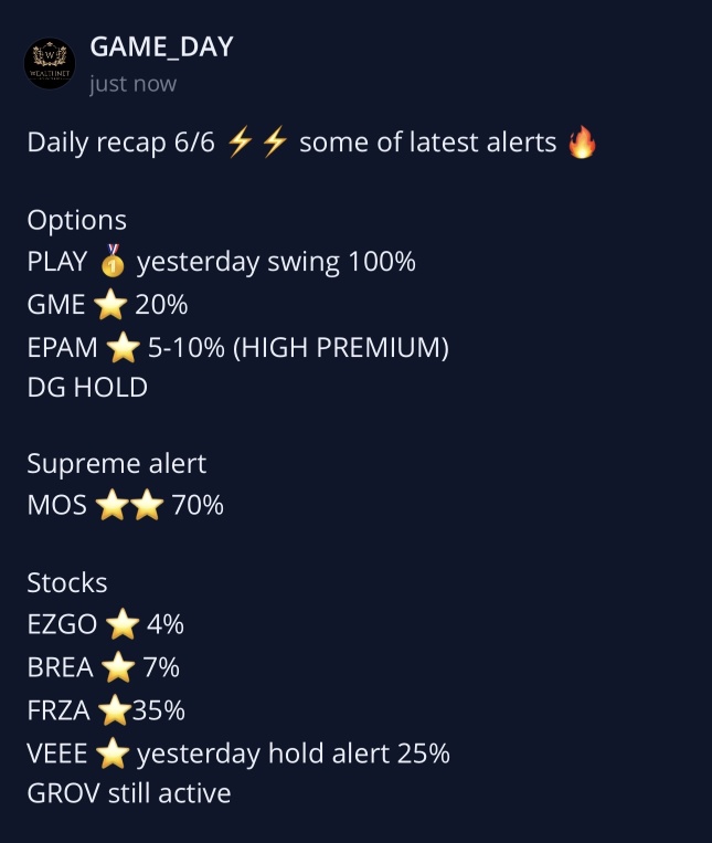 Daily recap 6/6 ⚡️⚡️ some of latest alerts 🔥