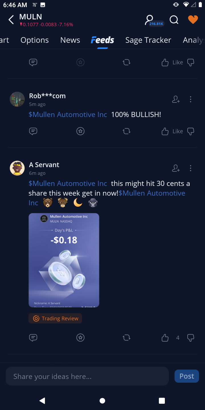 $Mullen Automotive (MULN.US)$ 大聲笑對微牛的寄予厚望