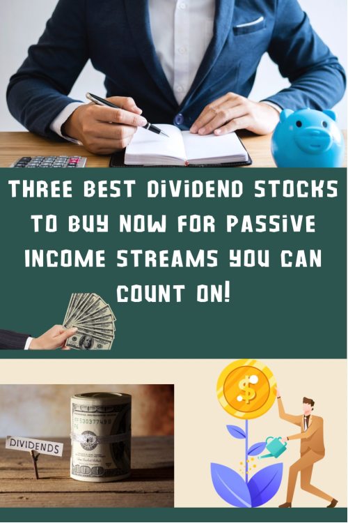3 Best Dividend Stocks to Buy Now for Passive Income and Cash Flow