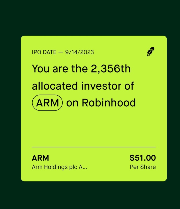 ARM IPO