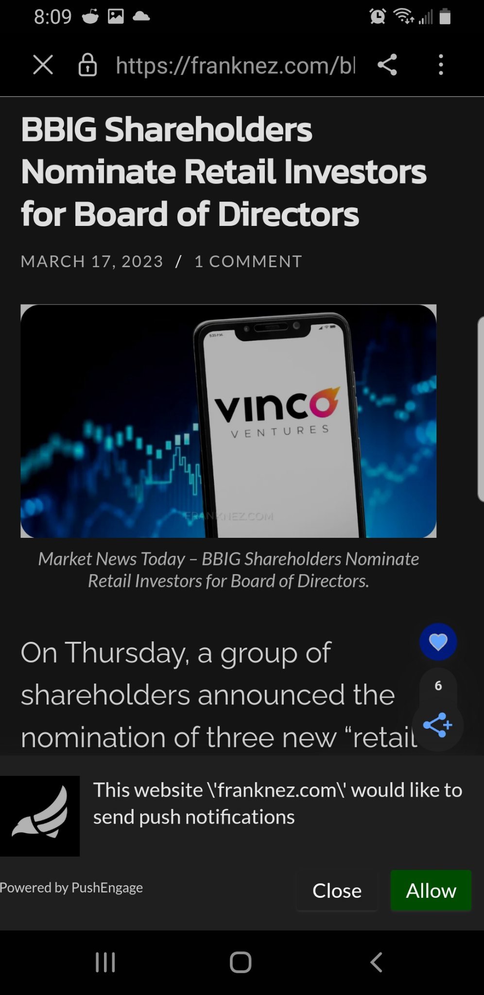 $Vinco Ventures (BBIG.US)$ 请务必投票