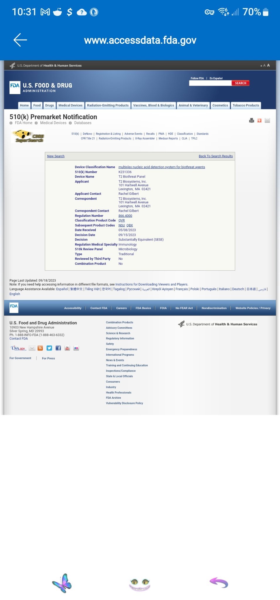 $米奇汗姆租赁 (MIND.US)$ 已获FDA批准 $T2 Biosystems (TTOO.US)$趁你还能买入时赶紧购买吧！