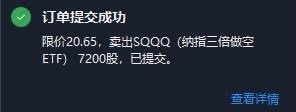 $プロシェアーズ・ウルトラプロQQQ (TQQQ.US)$昨日、IXICが反発しました。今日のショートプレッシャーはそれほど大きくないので、バフェット氏の発言を待っていると思われ、明日は高開き低下することになるでしょう。