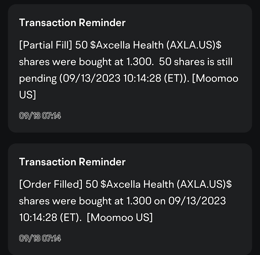 i bought 100 shares @ 1.3  on 9/13 , i only have 4 shares now  . where are my other shares since i did not sell them? what's going on here? $Axcella Health (AXL...