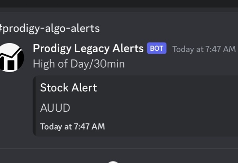 AUUD nice entry at .59 cents 🚨🚨