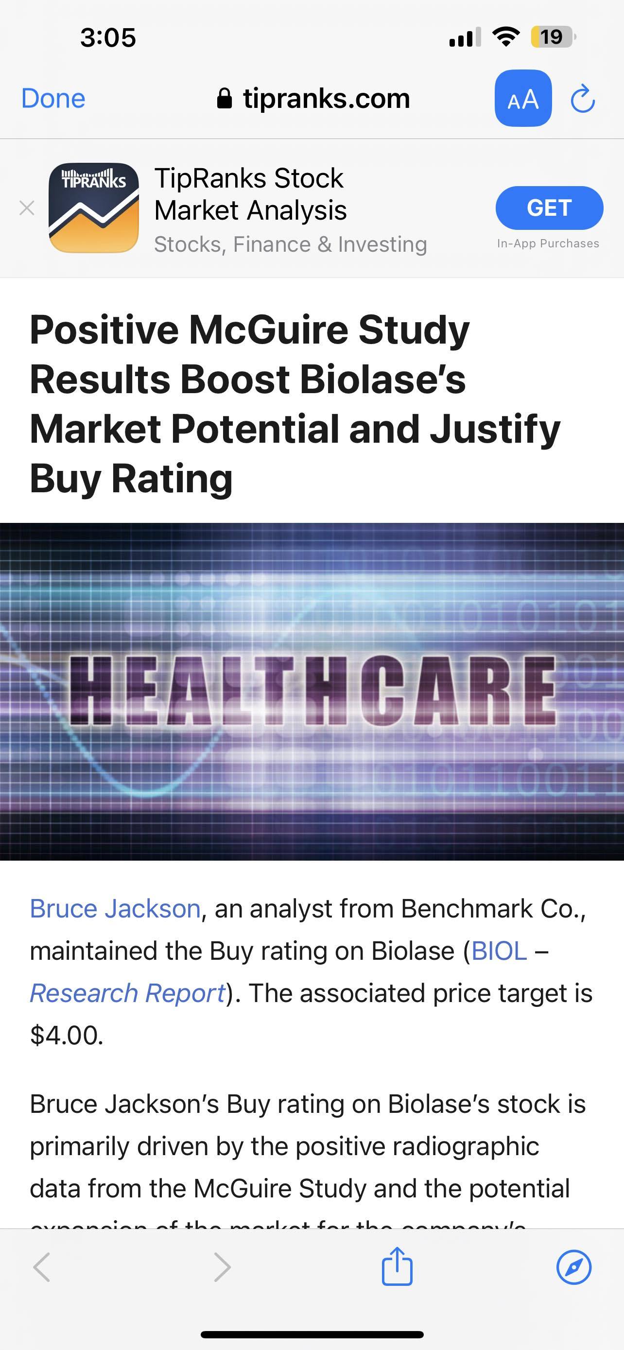 $Biolase (BIOL.US)$