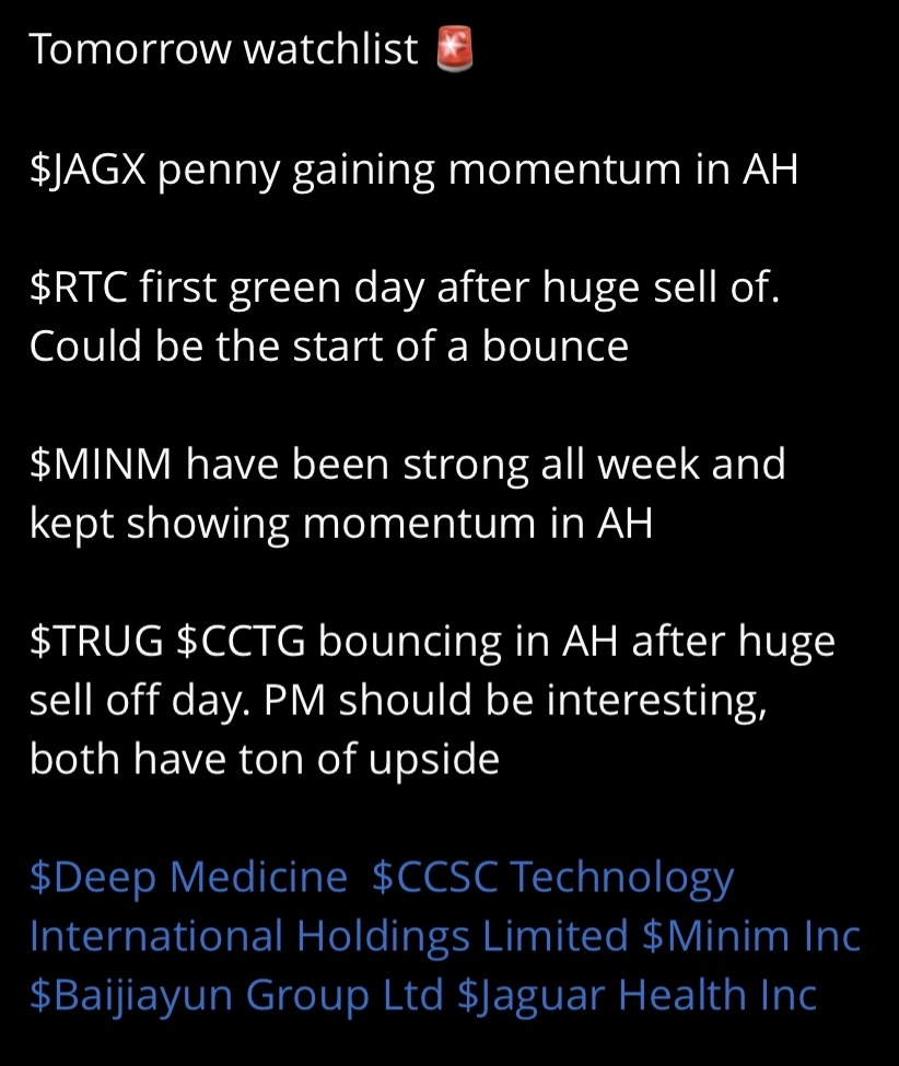 🚨⚡️🚨⚡️🚨⚡️🚨 2/2/2024 $Deep Medicine Acquisition Corp (DMAQ.US)$$CCSC Technology International (CCTG.US)$$Baijiayun (RTC.US)$$CCSC Technology International (C...