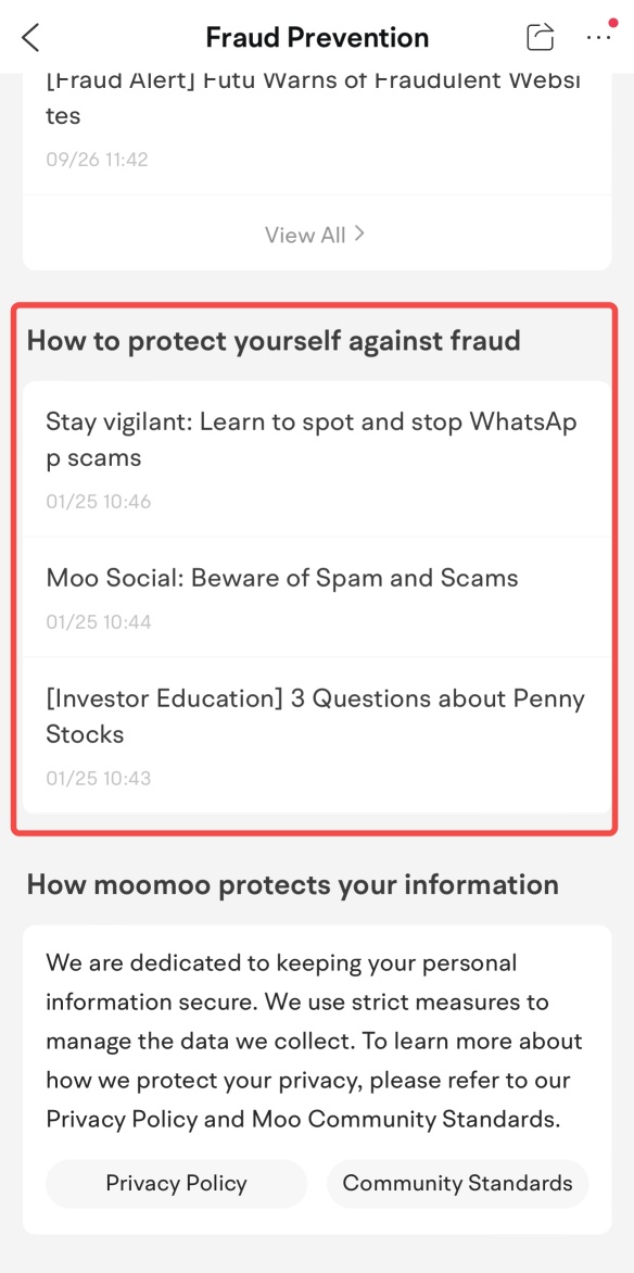 A quick guide to moomoo's Fraud Prevention feature