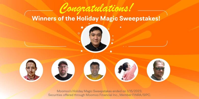 Announcing the Winners of the Holiday Magic Sweepstakes
