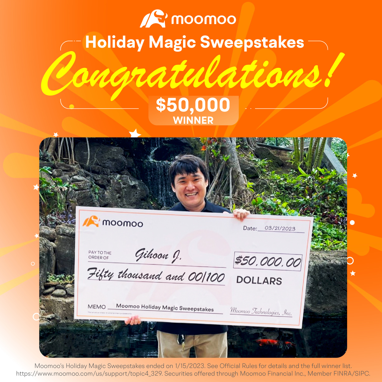 Announcing the Winners of the Holiday Magic Sweepstakes