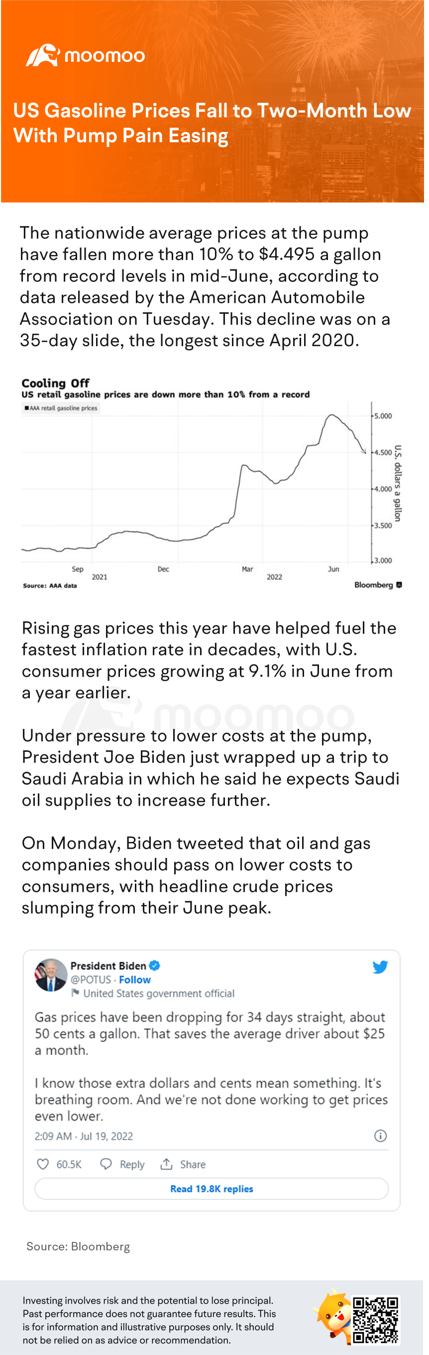 US gasoline prices fall to two-month low with pump pain easing