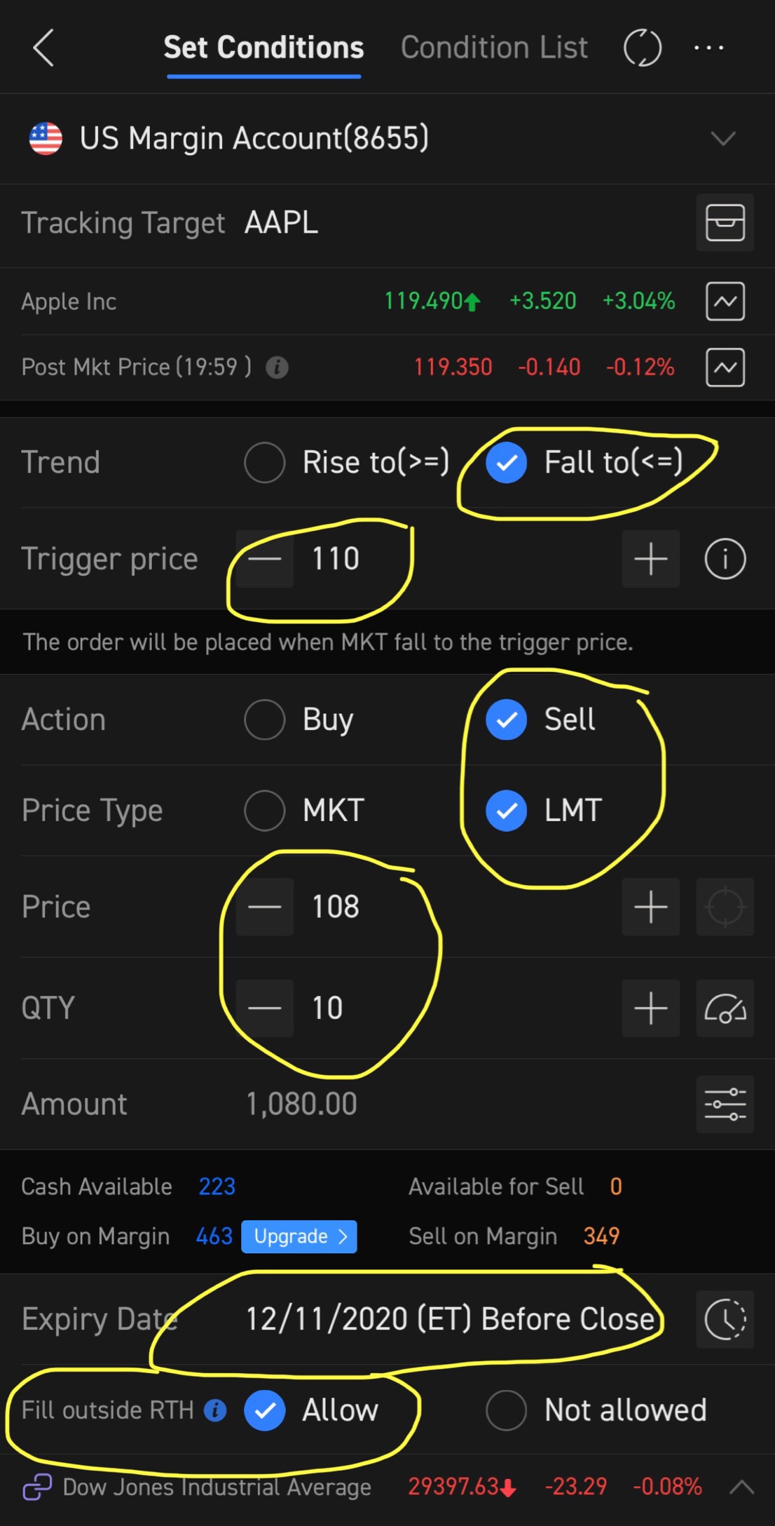 Does a stop loss work outside of market hours? moomoo Community