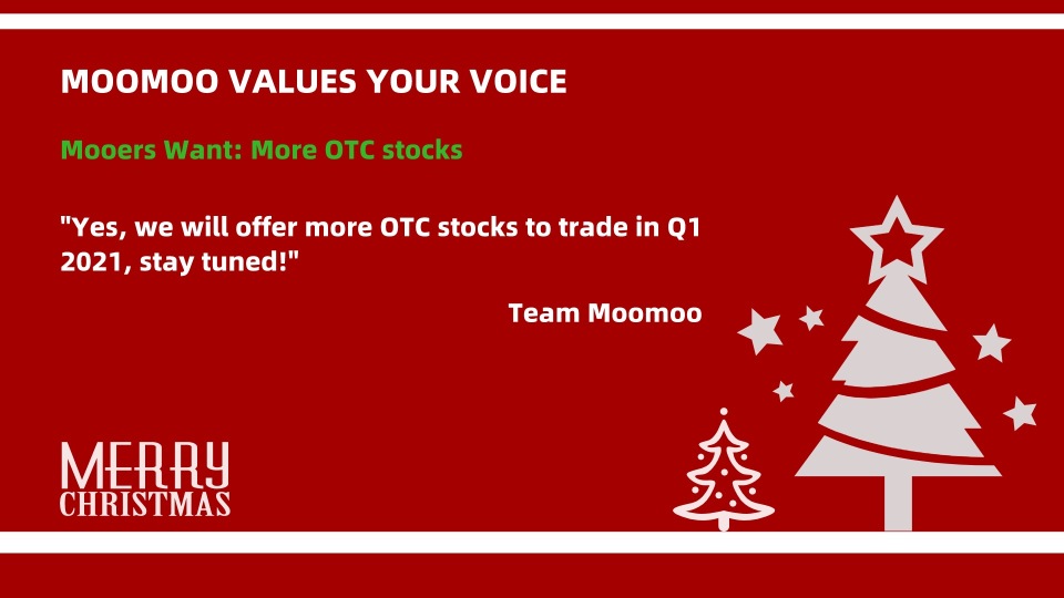 More OTC stocks