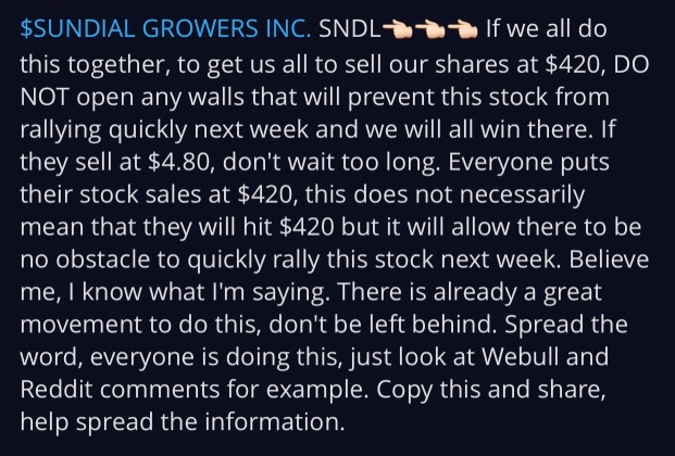 $SNDL LETS RUN IT UP