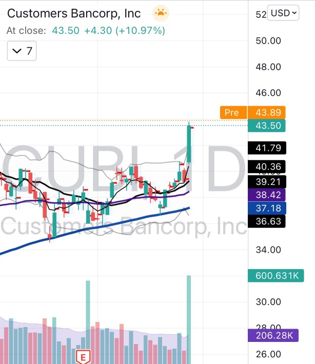 View on $CUBI