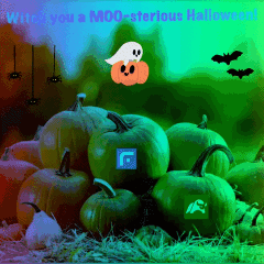 Witch you a MOO-sterious Halloween!