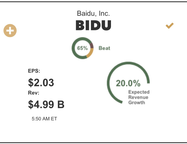 BUY Baidu to ride on upcoming strong earnings