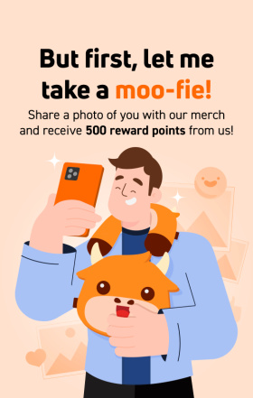 【SG】分享一个 moo-fie 并获得 500 个奖励积分！