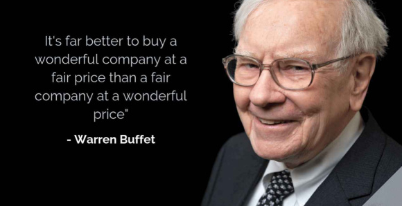 [Quote of the day] Markets rebounded sharply. It’s better to buy a wonderful company…?